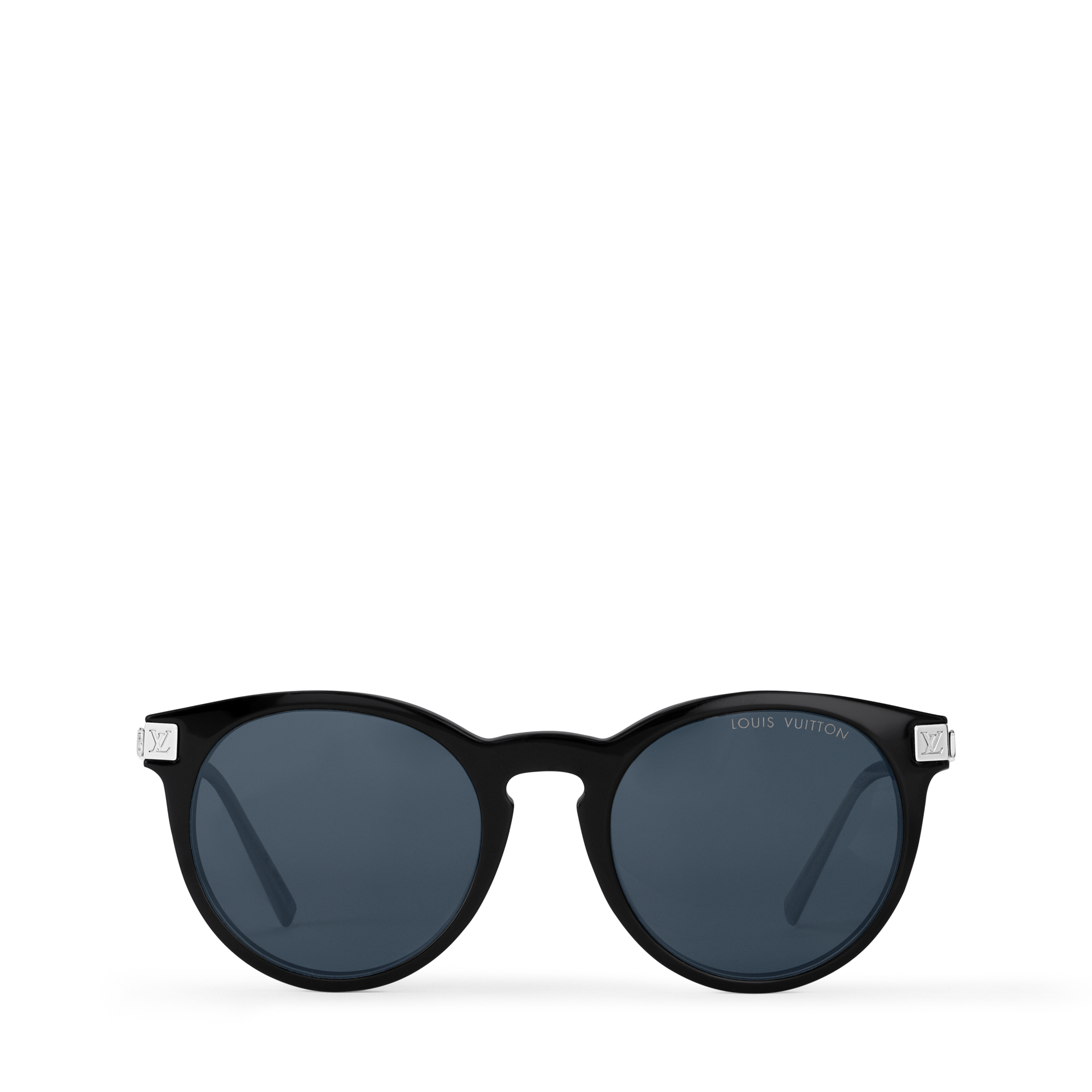 LV Rise Round Sunglasses - Luxury S00 Black | LOUIS VUITTON